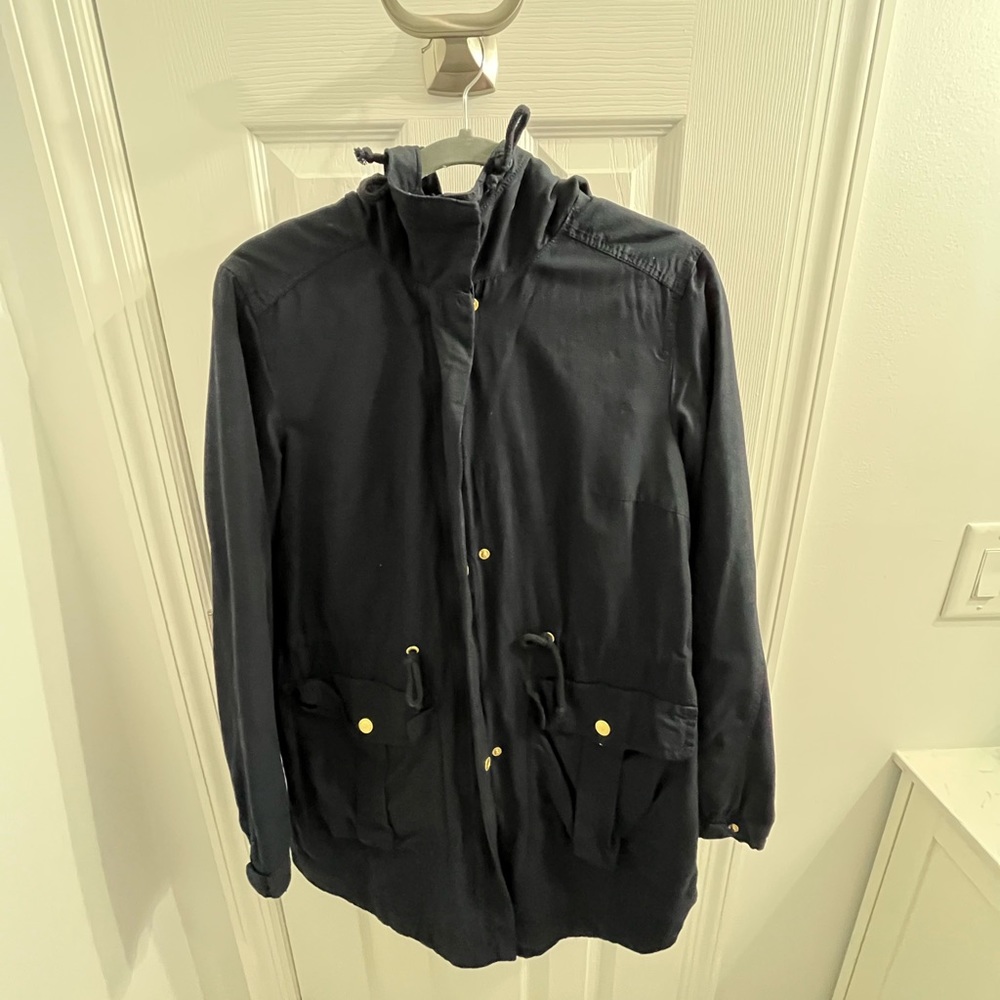 H&M long jacket with gold buttons